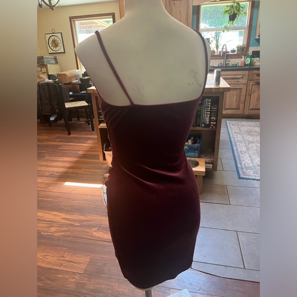 Purple Velvet Dress - Picture 4 of 5